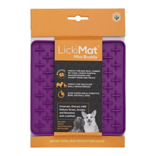 LickiMat Mini Buddy Dog Mat Purple | Buy Online at DOGUE Australia