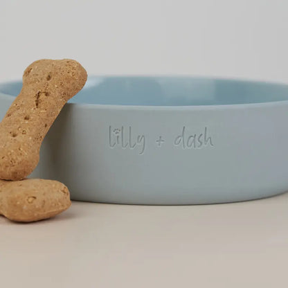 Lilly + Dash Dog Bowl Sky Blue | Buy Online at DOGUE Australia