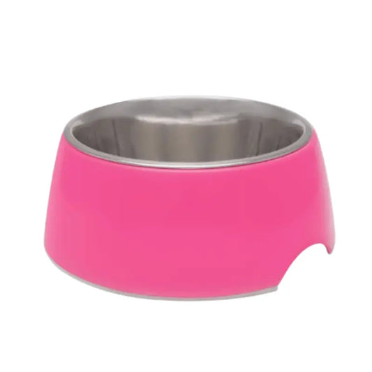 Loving Pets Retro Dog Bowl Hot Pink | Buy Online at DOGUE Australia