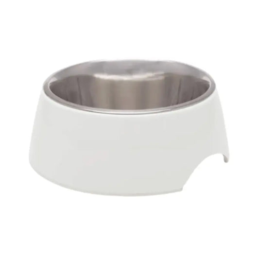 Loving Pets Retro Dog Bowl Ice White | Buy Online at DOGUE Australia