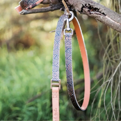 Outback Tails Leather Dog Lead - DOGUE