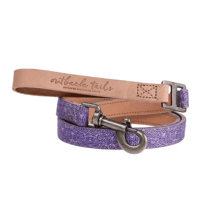 Outback Tails Leather Dog Lead - DOGUE