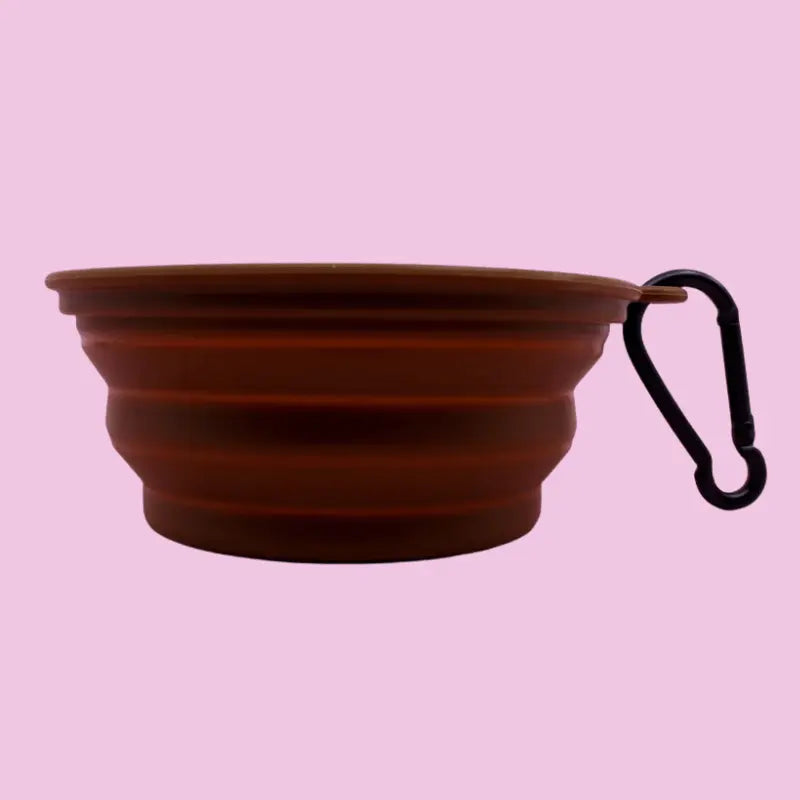 Pablo & Co Collapsible Dog Bowl Brown | Buy Online at DOGUE Australia