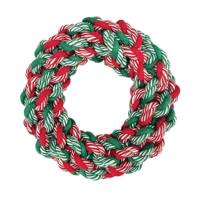 Prestige Holiday Wreath Rope Dog Toy | Buy Online at DOGUE Australia