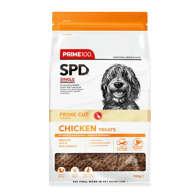 Prime100 SPD Chicken Dog Treat 100g - DOGUE