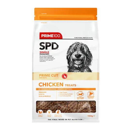 Prime100 SPD Chicken Dog Treat 100g - DOGUE