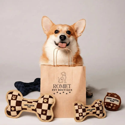 Romiet Chewy Vuiton Tuff Bone Dog Toy | Buy Online at DOGUE Australia