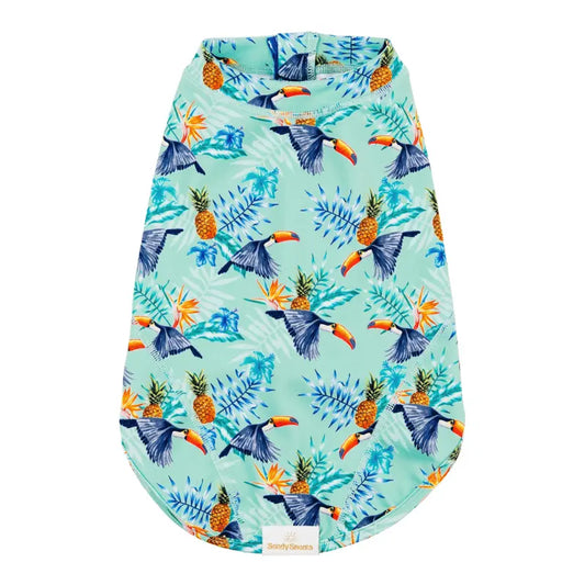 Sandy Snoots Malibu Toucan Dog Rashie | Buy Online at DOGUE Australia