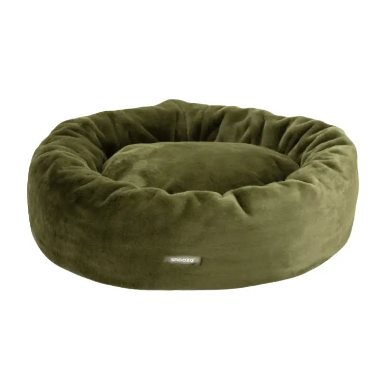 Snooza Luxe Fur Cuddler Dog Bed Leaf | Buy Online at DOGUE Australia