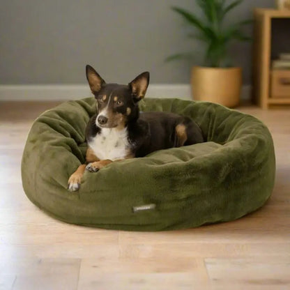 Snooza Luxe Fur Cuddler Dog Bed - DOGUE