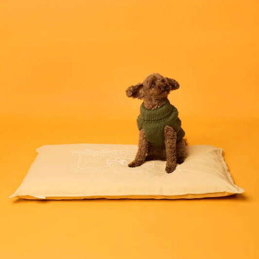 Snooza Spring Futon Dog Bed Lemon | Buy Online at DOGUE Australia