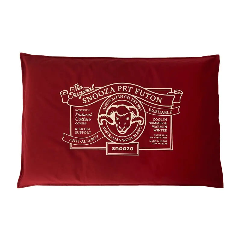 snooza-spring-futon-dog-bed-rust