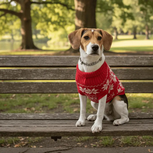 Snowflake Dog Jumper | Buy Online at DOGUE Australia