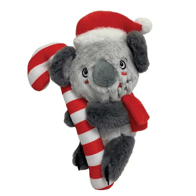 Snuggle Pals Holiday Koala with Candy Cane Dog Toy | Buy Online at DOGUE Australia