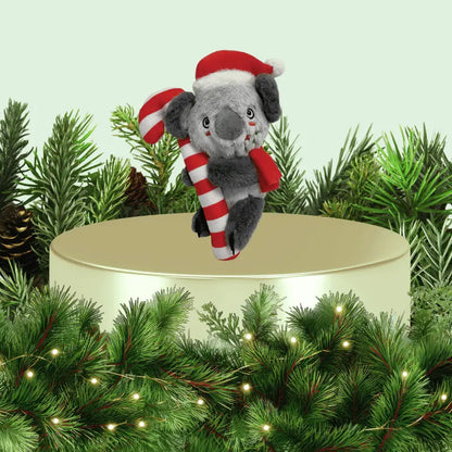 Snuggle Pals Holiday Koala with Candy Cane Dog Toy | Buy Online at DOGUE Australia