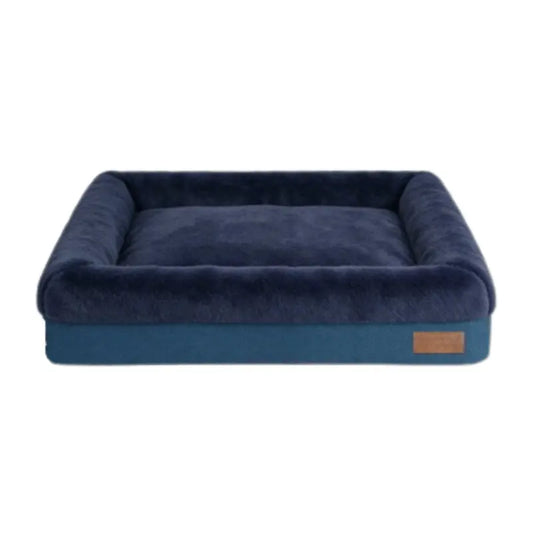 Snuggle Pals Supreme Lounge Dog Bed Deep Blue | Buy Online at DOGUE Australia