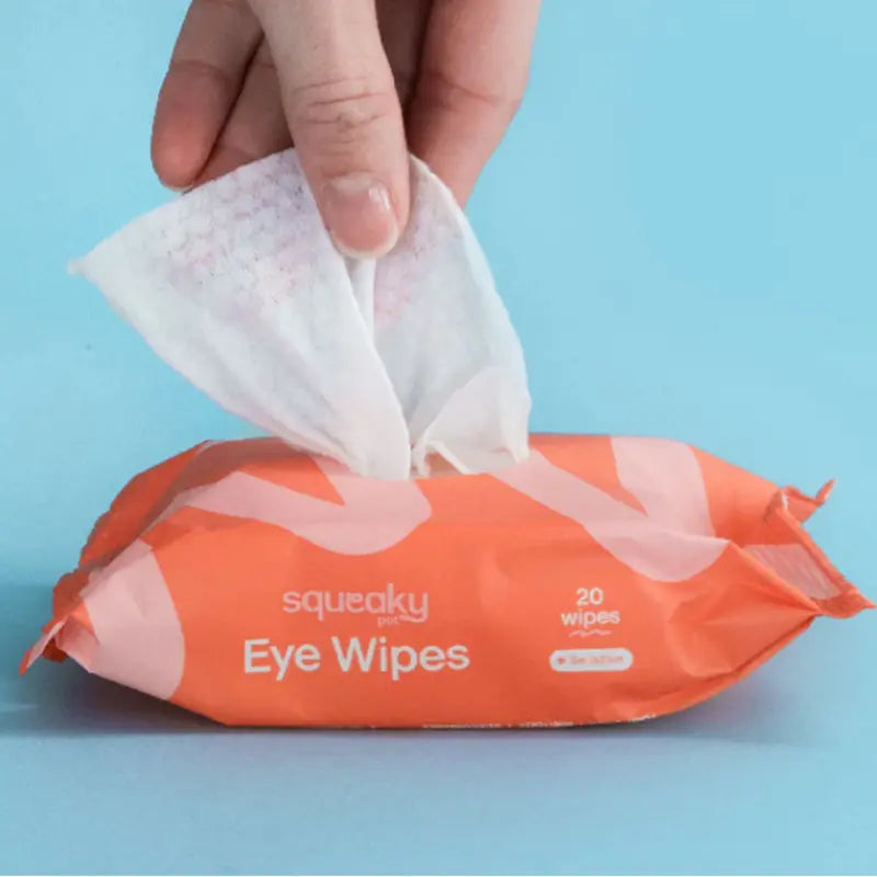 Squeaky by Snooza Pet Eye Wipes 20 Pack (Copy) | Buy Online at DOGUE Australia