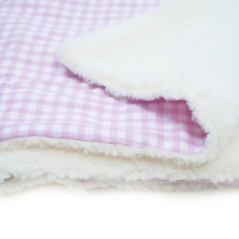 DOGUE Purple Gingham Blanket