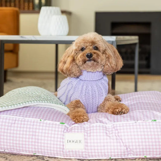 DOGUE Gingham Floor Dog Cushions | Buy Online at DOGUE Australia
