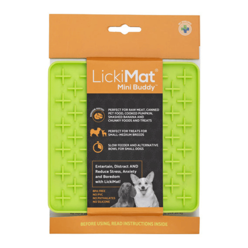 lickimat-mini-buddy-dog-mat-green