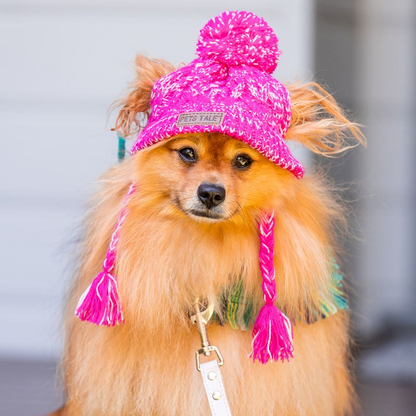 Winter Dog Hat Pink