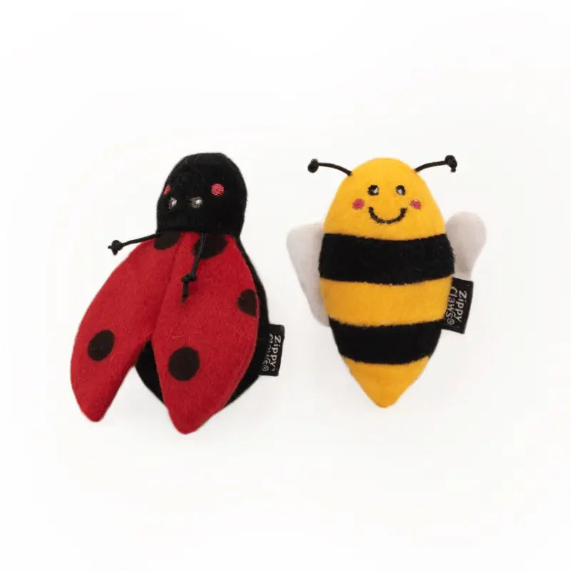 zippyclaws-ladybug-and-bee-cat-toy