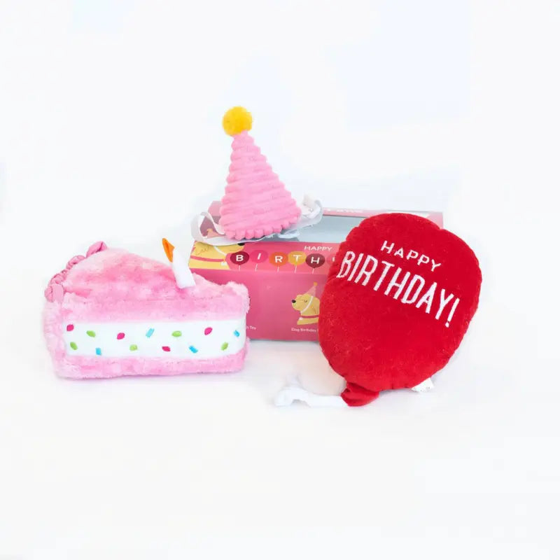 ZippyPaws Birthday Pack Dog Toy - DOGUE