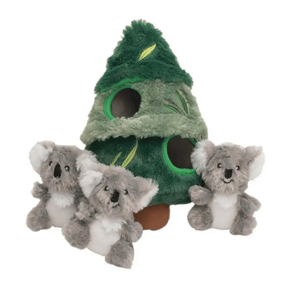 ZippyPaws Burrow Koala in Tree Dog Toy | Buy Online at DOGUE Australia