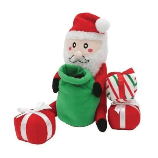 ZippyPaws Burrow Santa Sack Dog Toy | Buy Online at DOGUE Australia