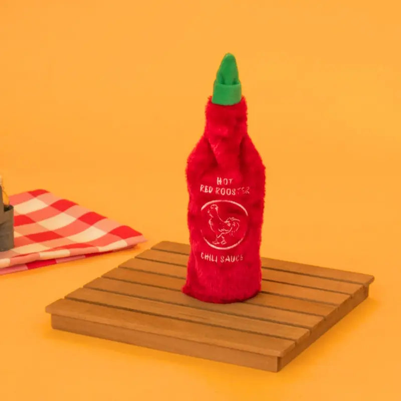 ZippyPaws Crusherz Hot Sauce Dog Toy