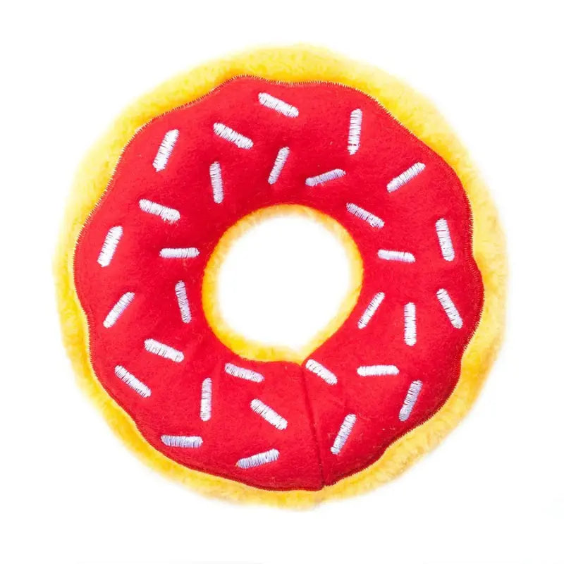 zippypaws-donutz-dog-toy-cherry