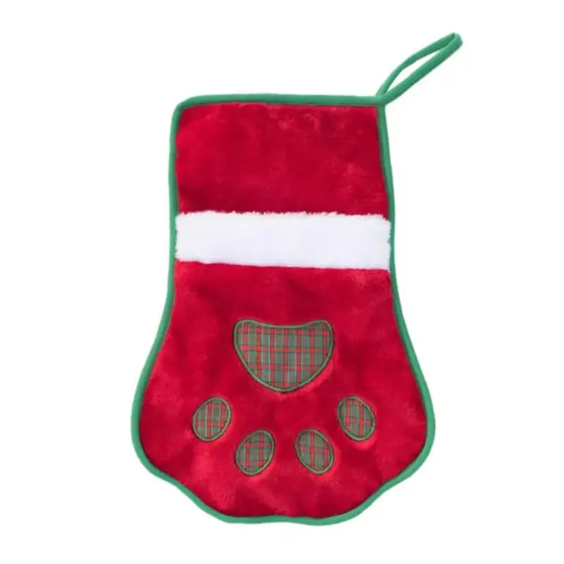 ZippyPaws Holiday Red Paw Stocking | Buy Online at DOGUE Australia