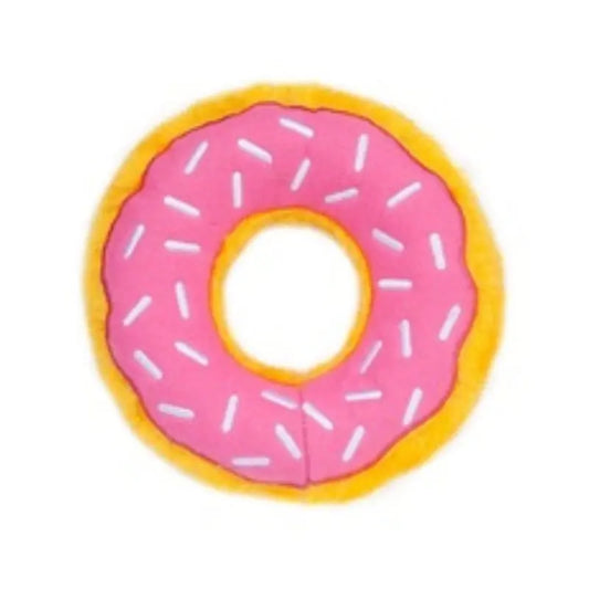 ZippyPaws Strawberry Donutz Dog Toy - DOGUE