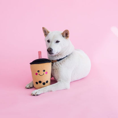 ZippyPaws NomNomz Boba Milk Tea Dog Toy - DOGUE