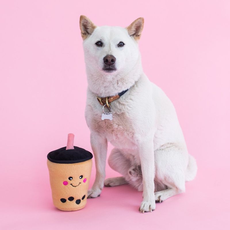 ZippyPaws NomNomz Boba Milk Tea Dog Toy - DOGUE
