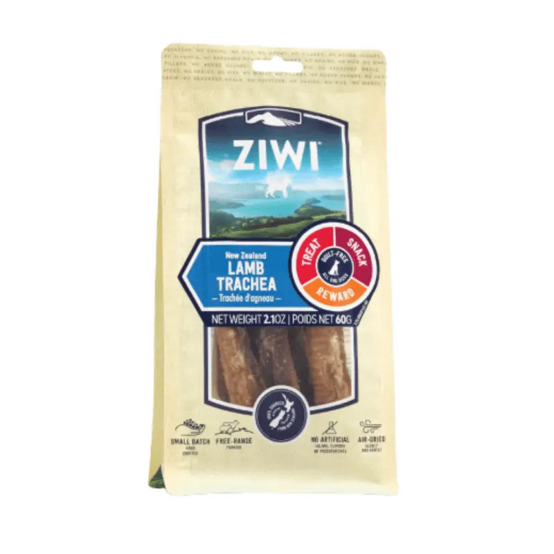Ziwi Lamb Trachea Dog Treat 60g | Buy Online at DOGUE Australia