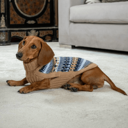 Alqo Wasi Alpaca Dog Jumper Ice Magic Navy