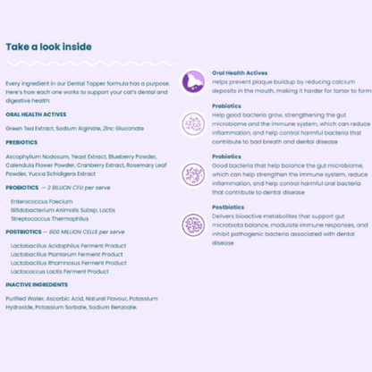 Bell & Bone Cat Dental Topper Tuna 30mL