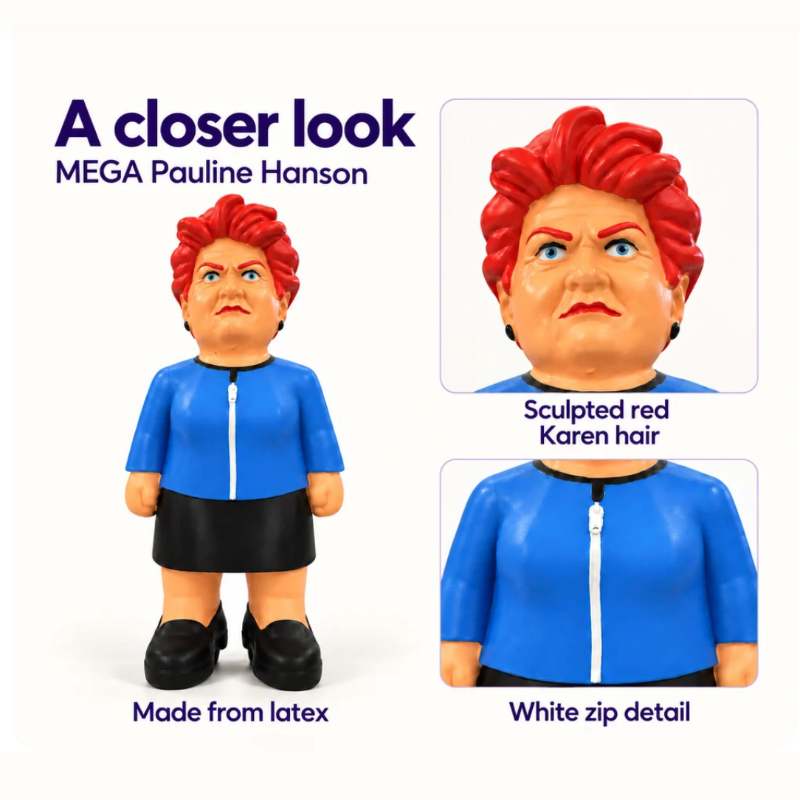 Caricachewers Pauline Hanson Dog Toy