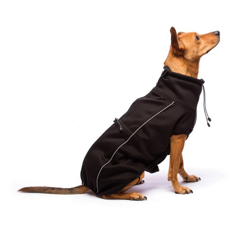 DGS Olympia Soft Shell Dog Jacket Black