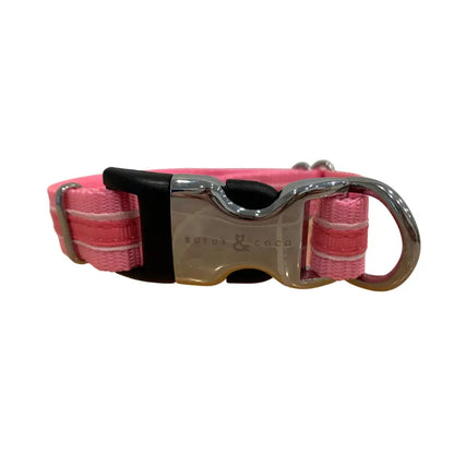 Rufus & Coco Bronte Dog Collar Pearl and Pink | Buy Online at DOGUE Australia