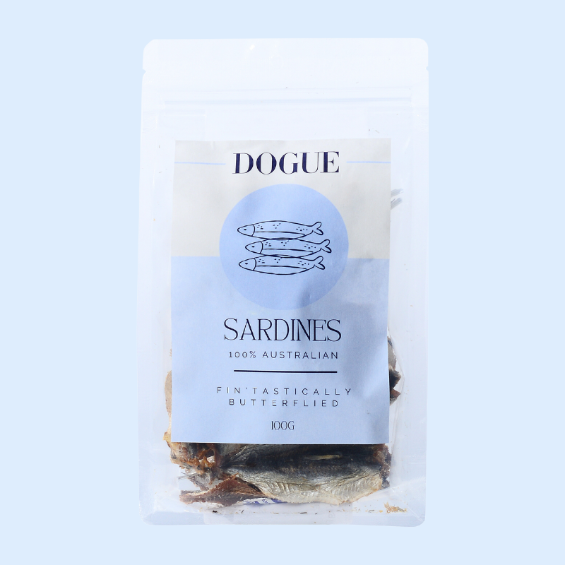 DOGUE Butterflied Sardines Dog Treat 100g