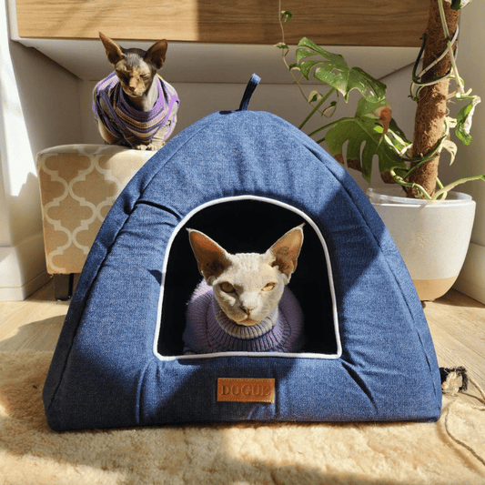 DOGUE Denim Cat Bed - DOGUE