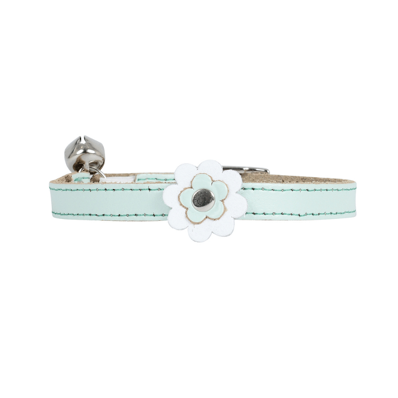 DOGUE Gelato Flower Leather Cat Collar