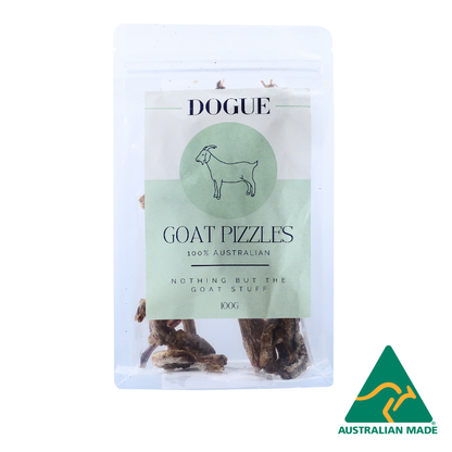 DOGUE Goat Pizzles Dog Treat 100g