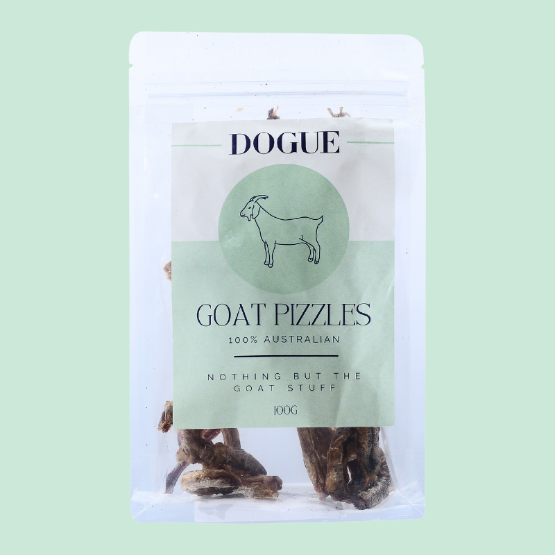 DOGUE Goat Pizzles Dog Treat 100g