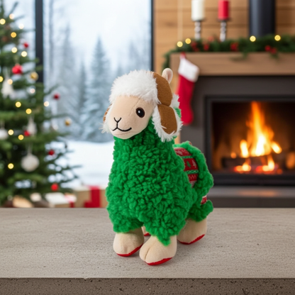KONG Holiday Sherps Llama Dog Toy