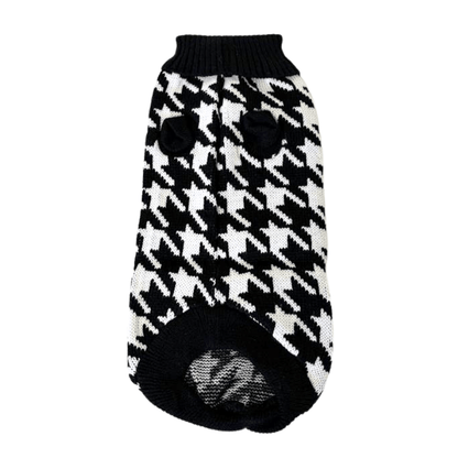 Houndztooth Dog Jumper - DOGUE