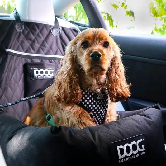 DOOG Dog Car Seat Black - DOGUE