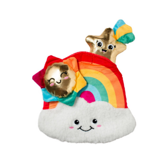 Fringe Studio "Look on the Bright Side" Rainbow Dog Toy